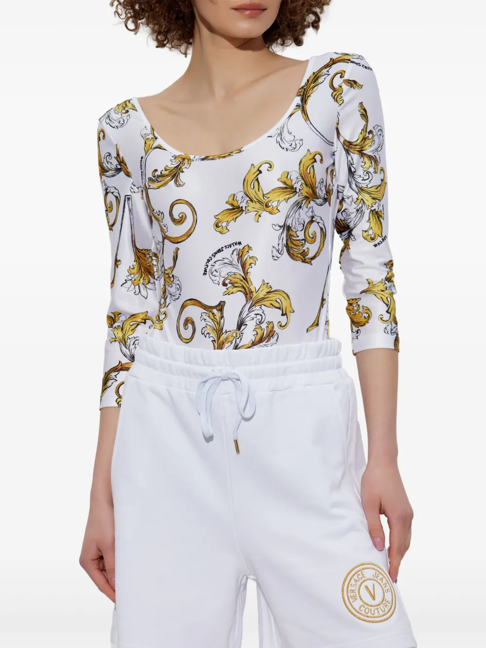 Versace Jeans Couture Body con stampa Barocco | Top | Image 3