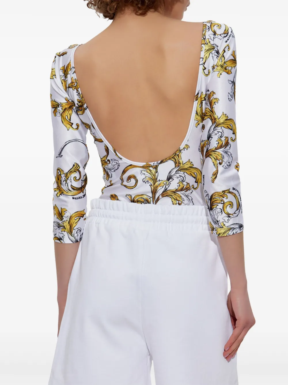 Versace Jeans Couture Body con stampa Barocco | Abbigliamento | Image 4