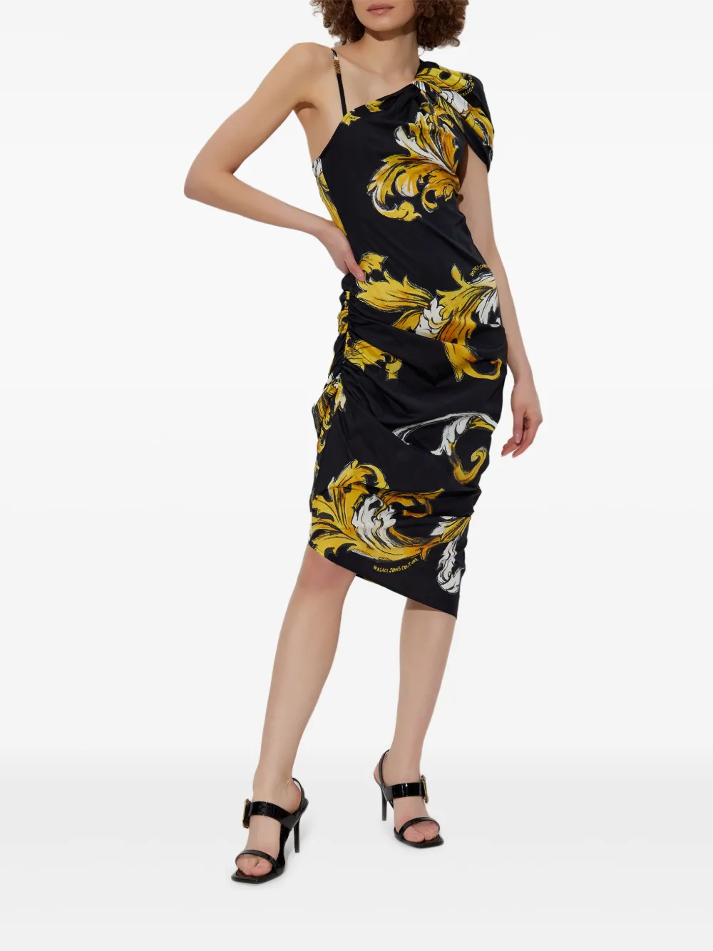 Versace Jeans Couture Barocco-print dress - Zwart