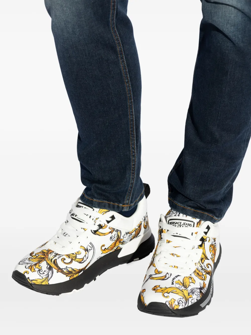 Versace Jeans Couture バロッコ スニーカー | ホワイト