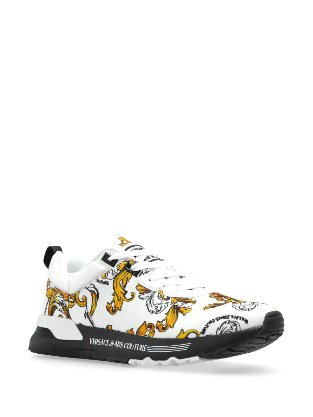 Versace Jeans Couture Barocco-print sneakers White