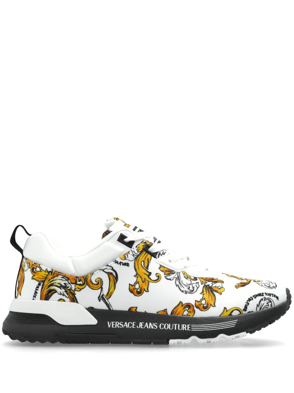 Versace Jeans Couture Barocco-print sneakers White