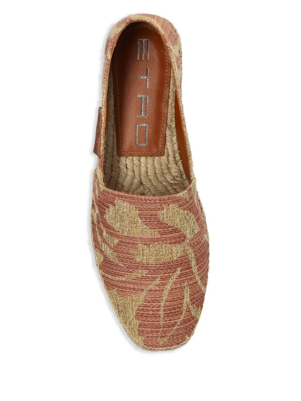 ETRO フローラル ペイズリー キャンバス エスパドリーユ ETRO フローラル ペイズリー キャンバス エスパドリーユ
