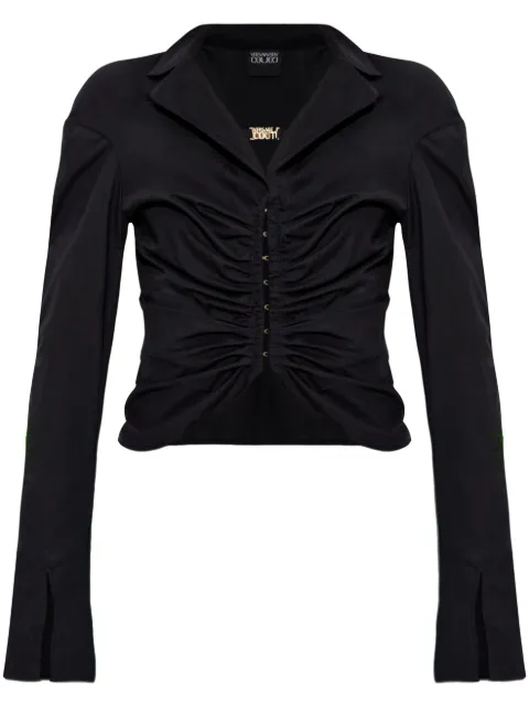 Versace Jeans Couture drape detailing shirt 