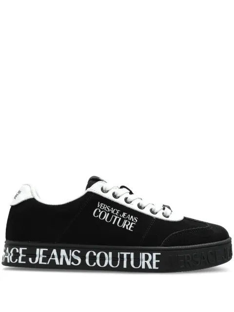 Versace Jeans Couture suede trainers 