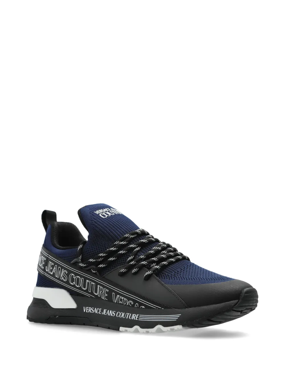 Versace Jeans Couture Sneakers met logoprint - Blauw