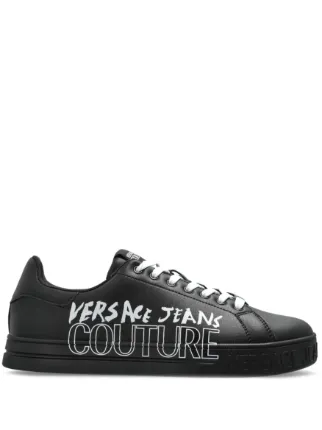 Versace Jeans Couture ロゴ スニーカー | ブラック | FARFETCH JP