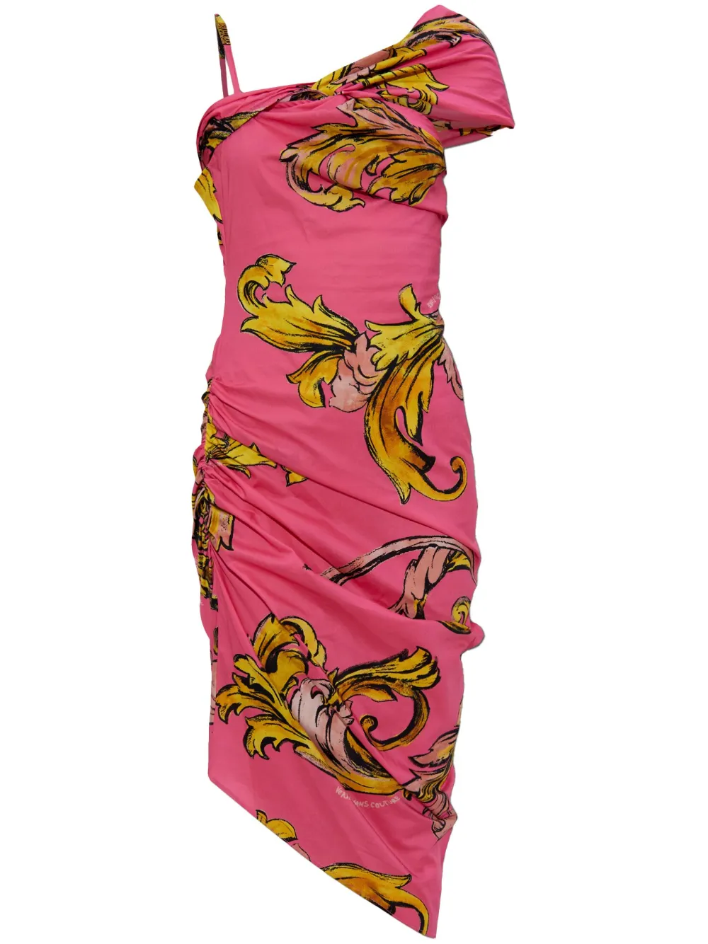 Versace Jeans Couture Jurk met Barocco-print Roze