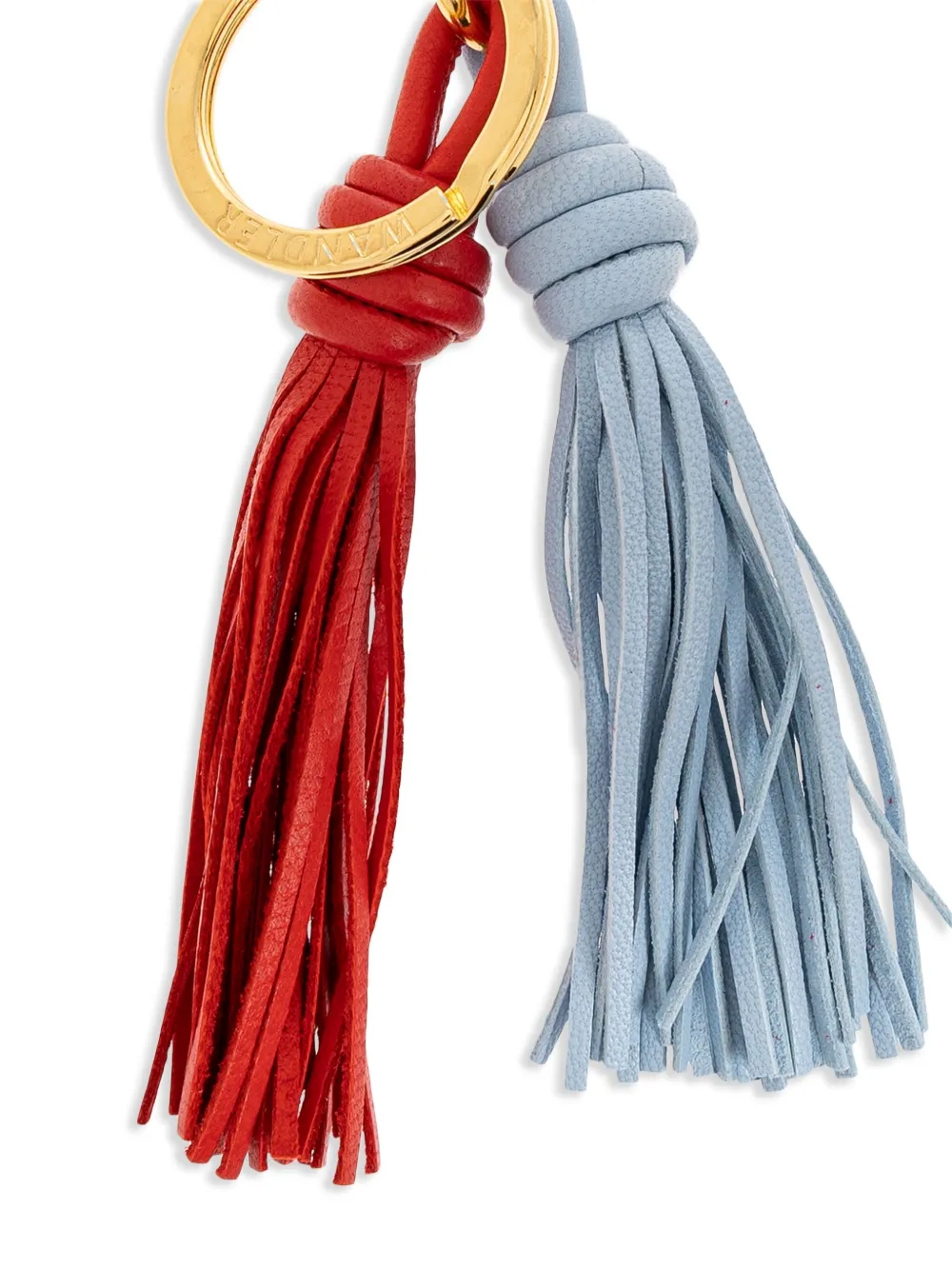 WANDLER TASSEL-CHARM KEYRING