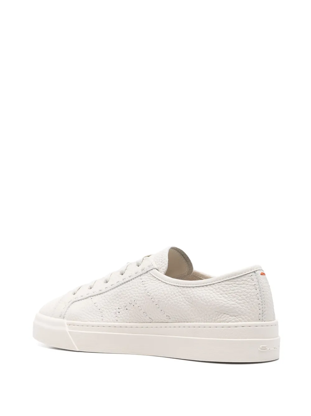 Santoni Leren sneakers Wit