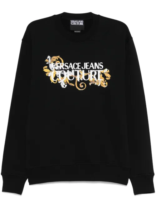 Sweat à imprimé Barocco - Versace Jeans Couture - Modalova