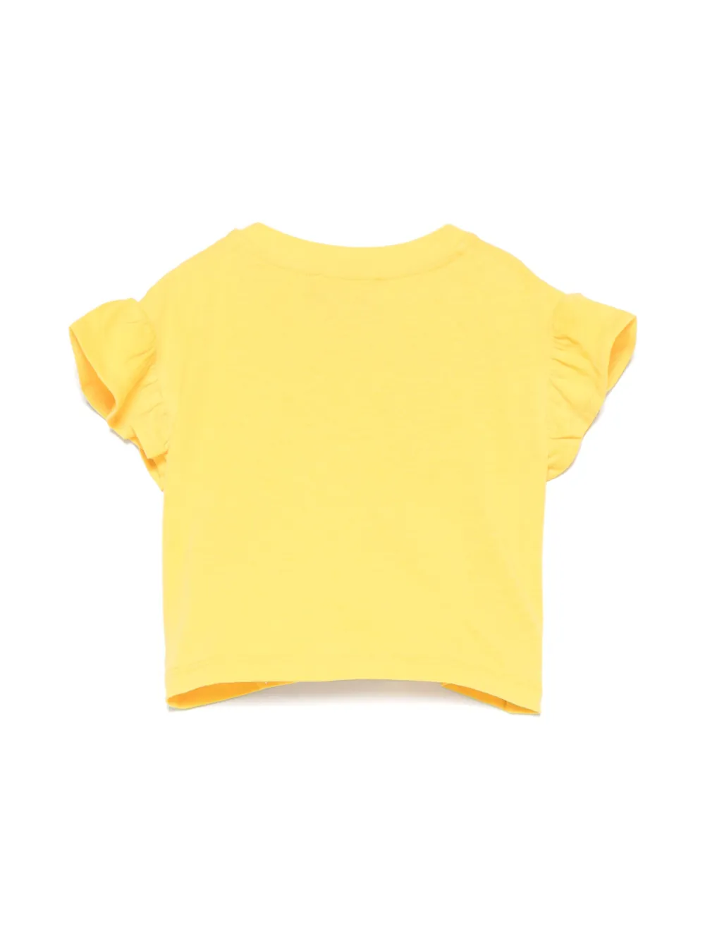 Moschino Kids T-shirt met teddybeerprint - Geel