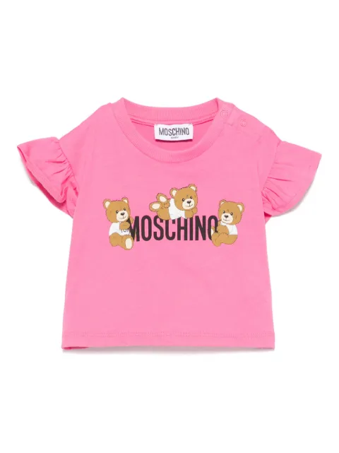 Moschino Kids T-shirt con stampa Teddy Bear
