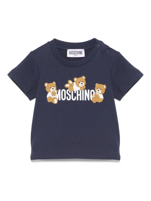 Moschino Kids テディベア Tシャツ | ブルー | FARFETCH JP