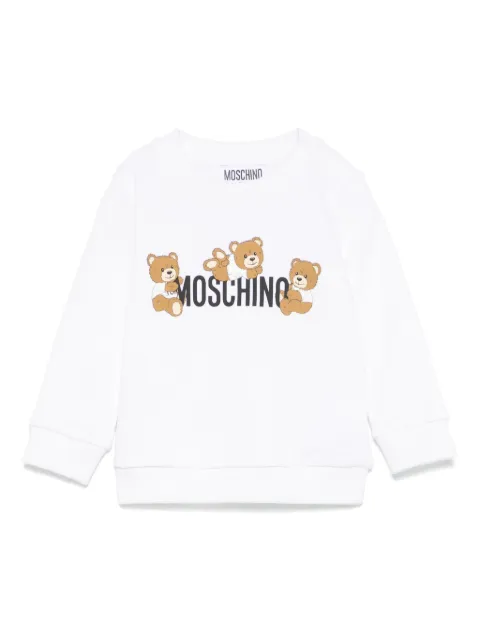 Moschino Kids teddy bear-motif sweatshirt