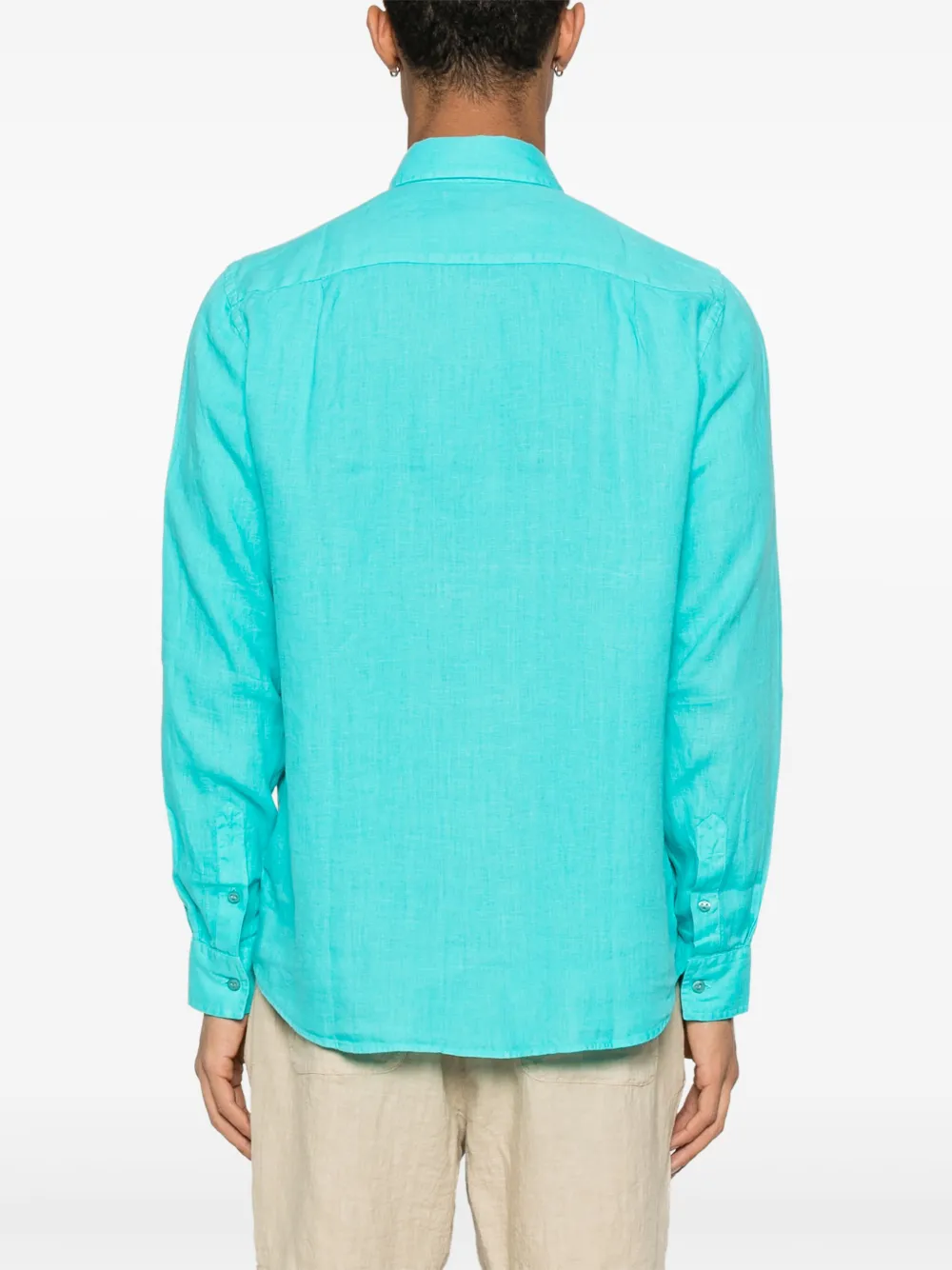 Vilebrequin Caroubis overhemd Blauw
