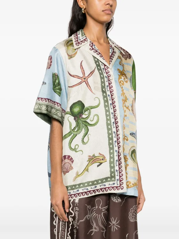 Tシャツ・カットソー Alemais Bath House T-Shirt ALEMAIS Bath House T-shirt | White | FARFETCH