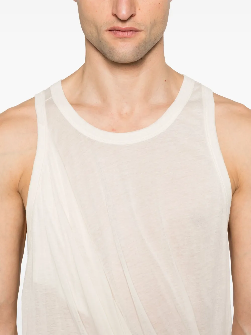 Rick Owens Anthem tanktop Beige