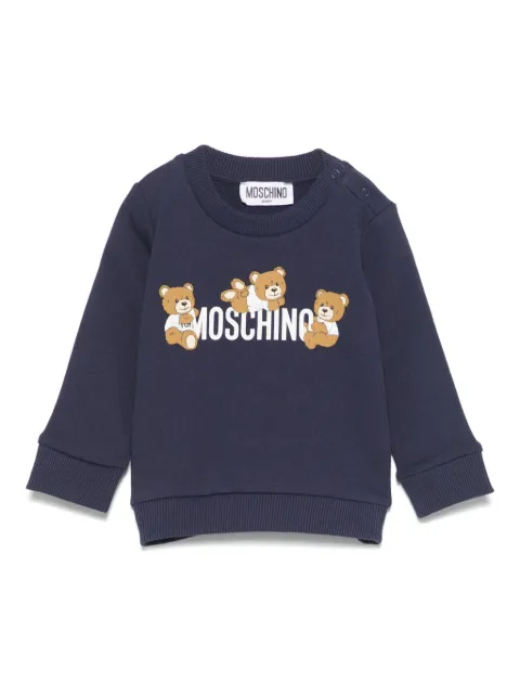 Moschino Kids Felpa con motivo Teddy Bear