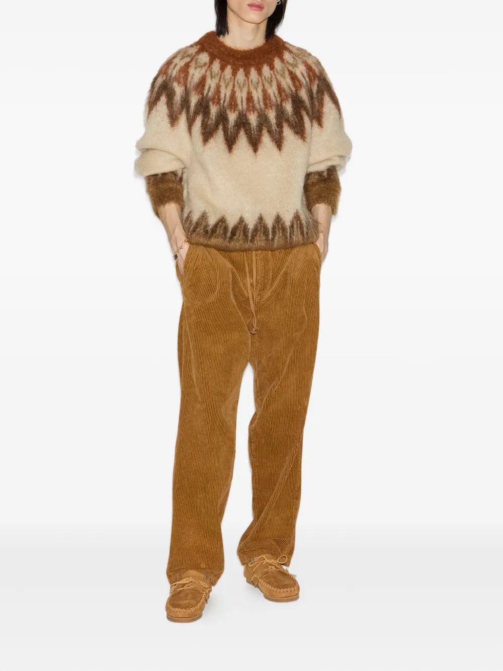 MARANT corduroy drawstring pants | Regular-Fit & Straight Leg Pants | Image 2