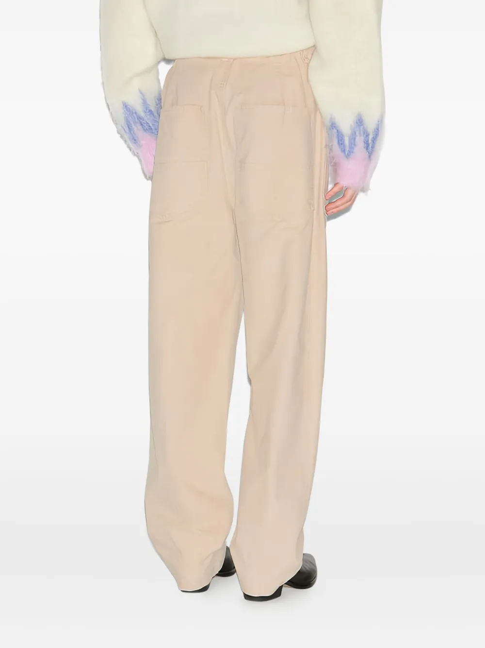 Isabel Marant Tobias Belted Pocket Trousers In Neutral