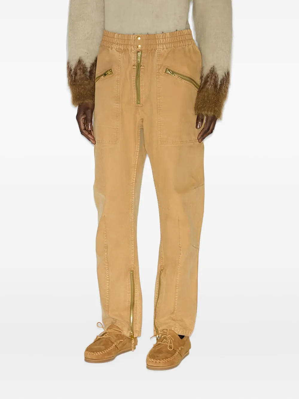 Isabel Marant Tils Elasticated-waistband Trousers In Brown