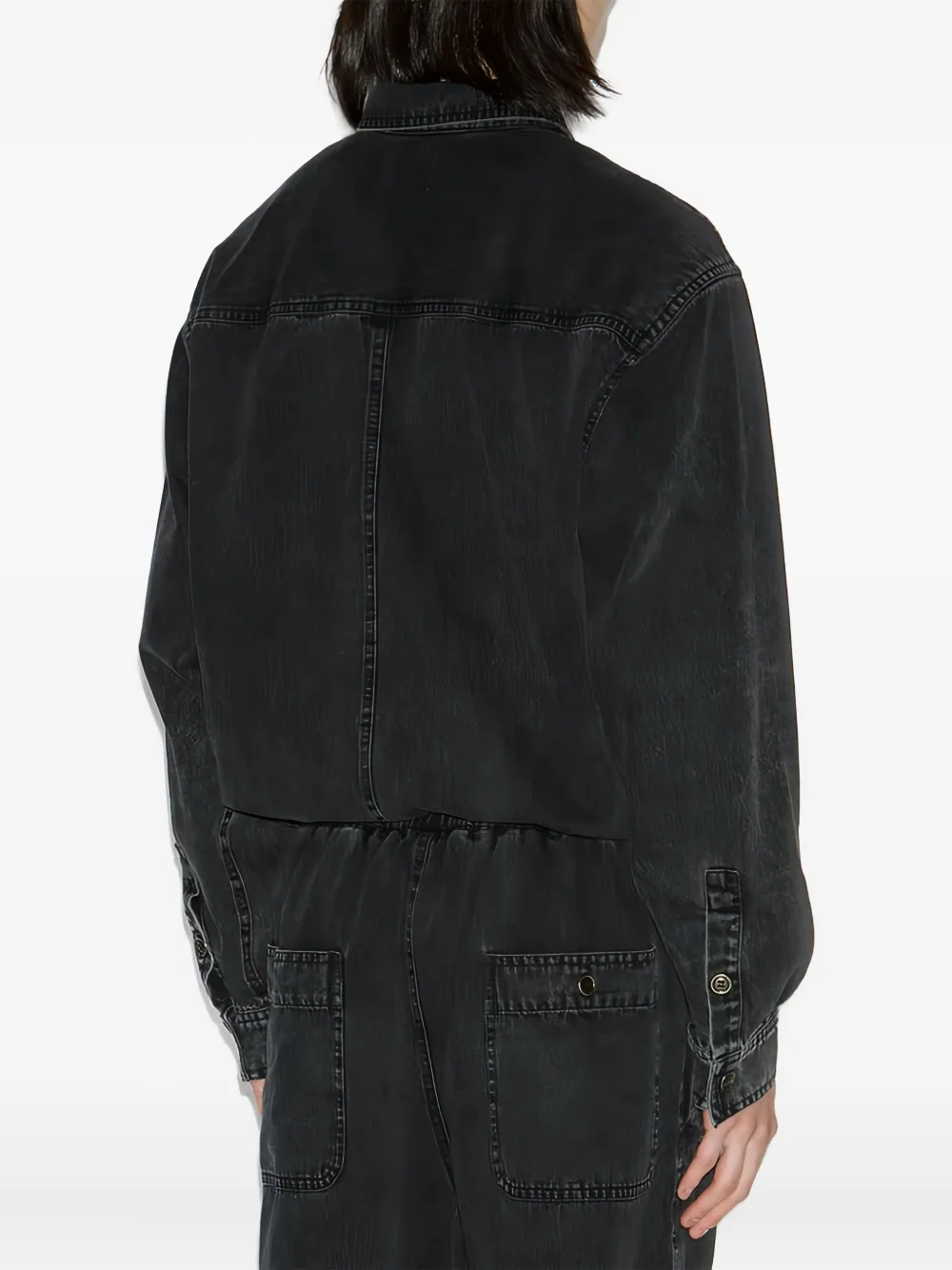 MARANT Chelby denim jumpsuit Zwart