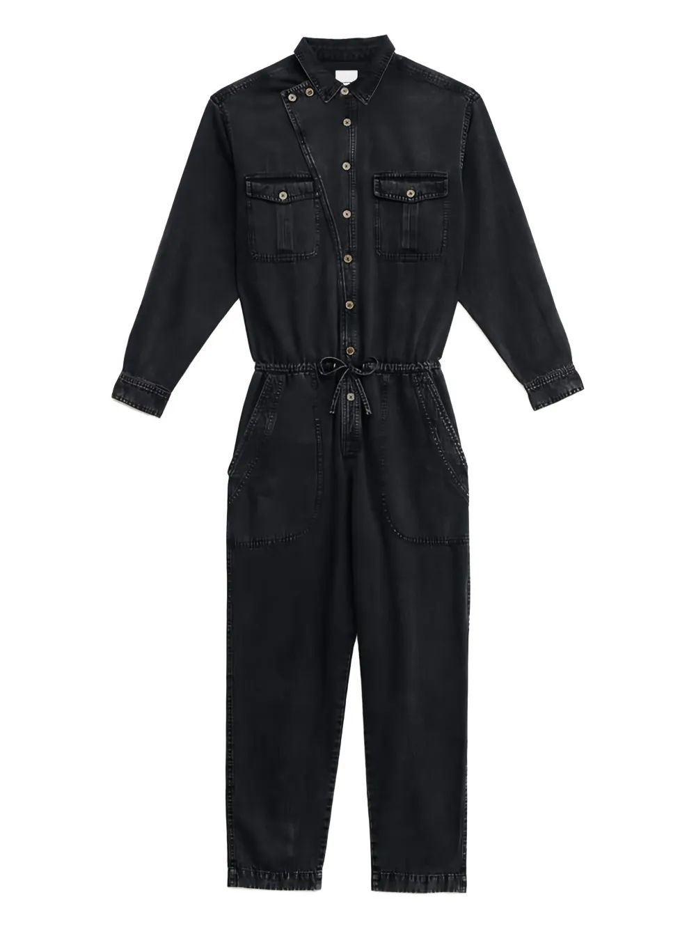 MARANT Chelby denim jumpsuit | Black | Image 1