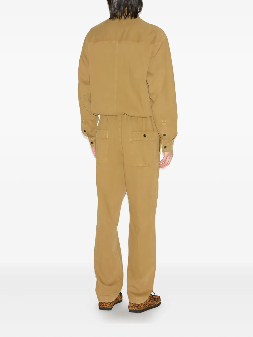 Isabel Marant Buttoned-chelby Jumpsuit In Multi