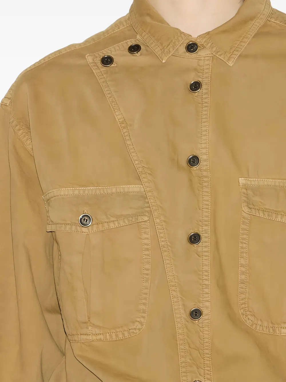 MARANT Chelby jumpsuit met knopen Bruin