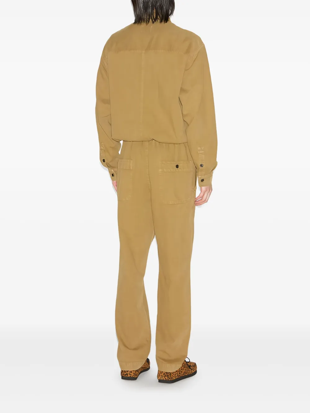 MARANT Chelby jumpsuit met knopen Bruin