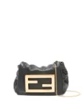 FENDI nano Mamma Baguette mini bag - Black