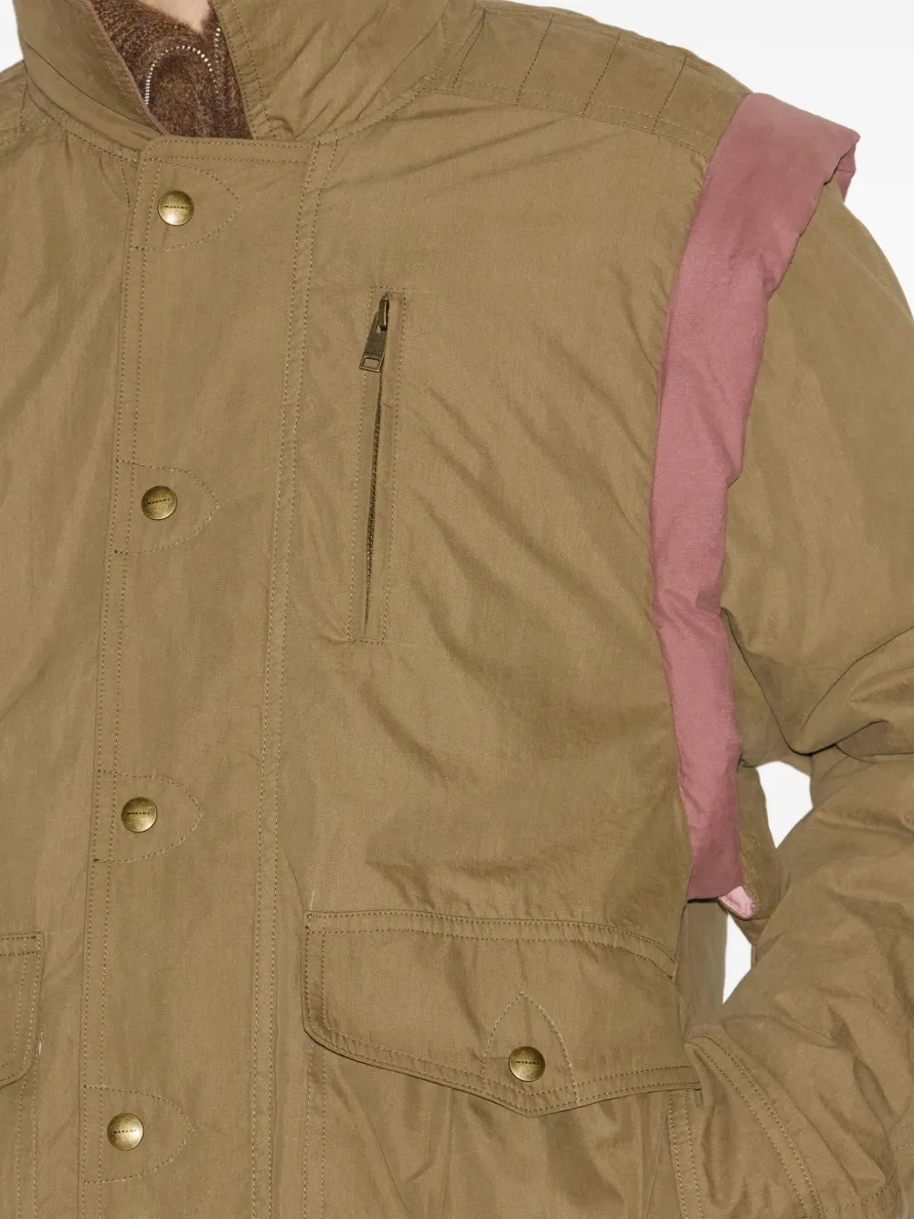 Isabel Marant Dilwen Jacket In Brown