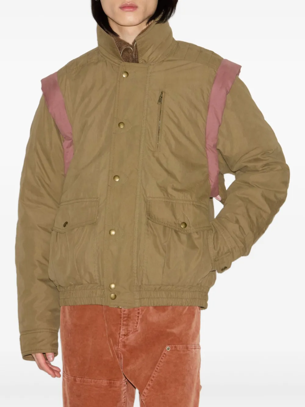 Isabel Marant Dilwen Jacket In Brown