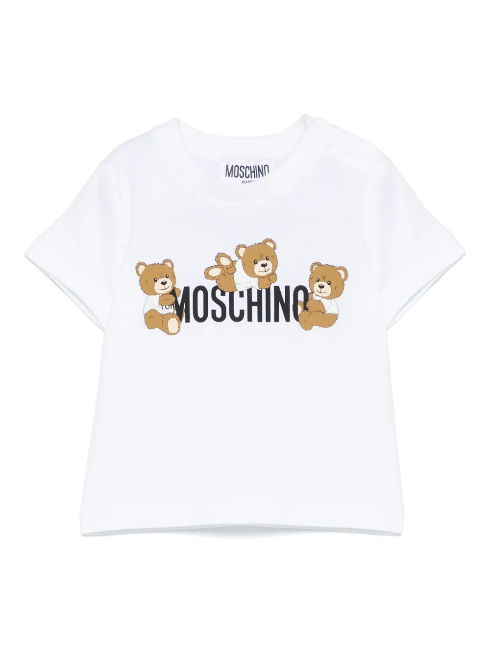 Moschino Kids テディベア Tシャツ - ホワイト Moschino Kids テディベア Tシャツ - ホワイト