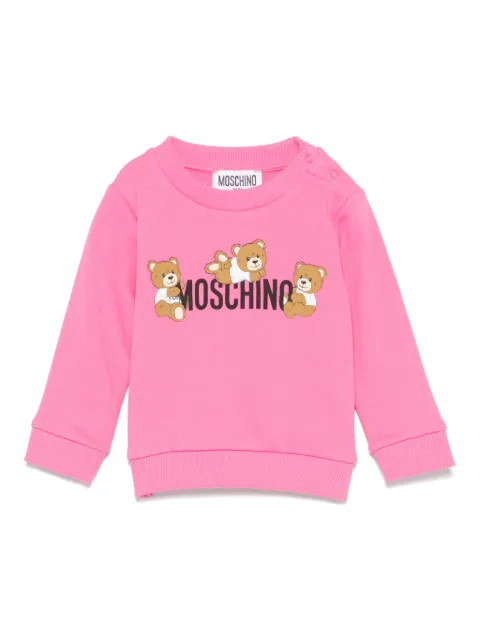 Moschino Kids teddy bear-motif sweatshirt
