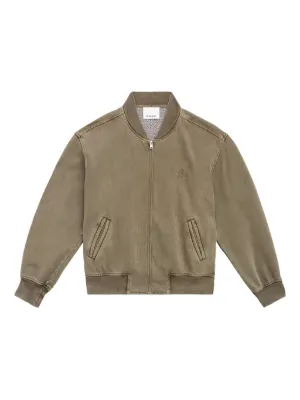 AMI Paris zip-fastening point-collar Jacket | Green | FARFETCH