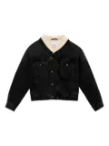 MARANT shearling collar buttoned Jackson jacket - Black