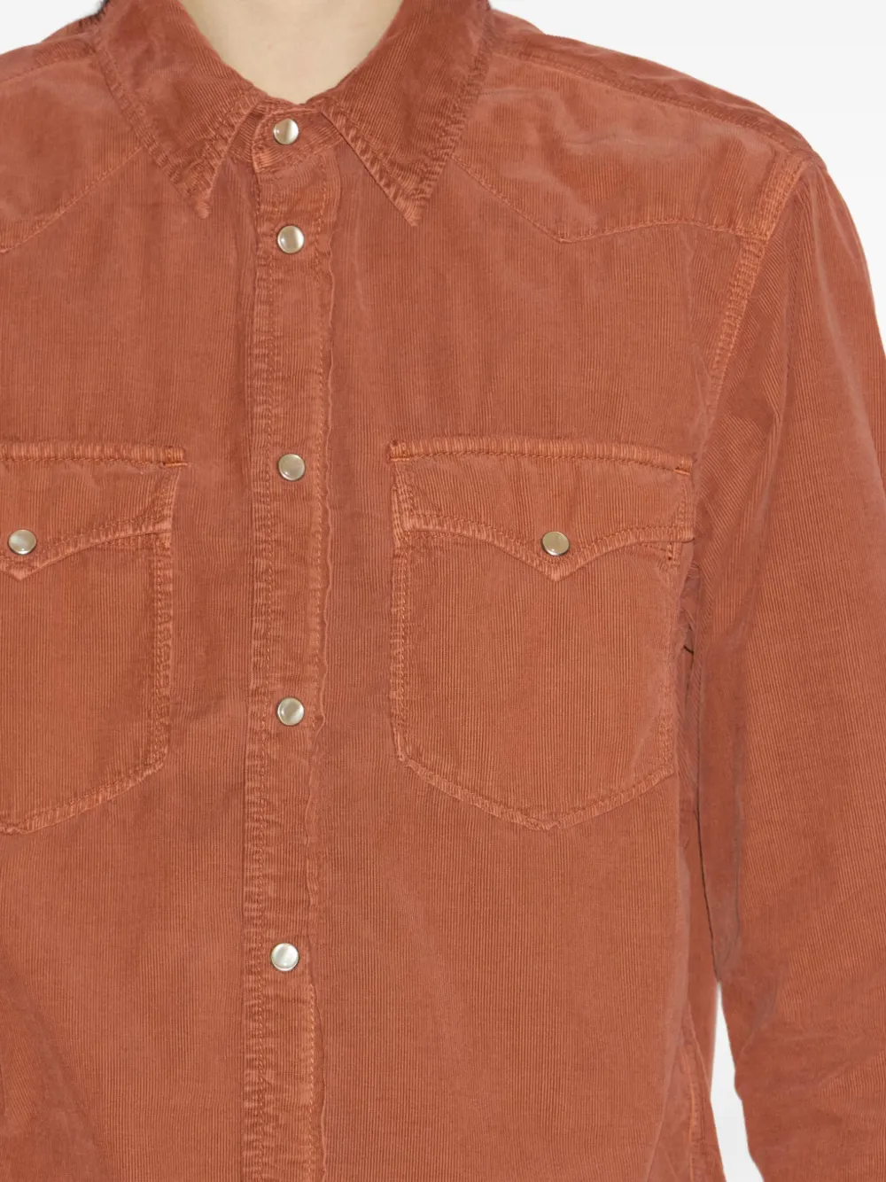 Isabel Marant Vasco Shirt In Orange