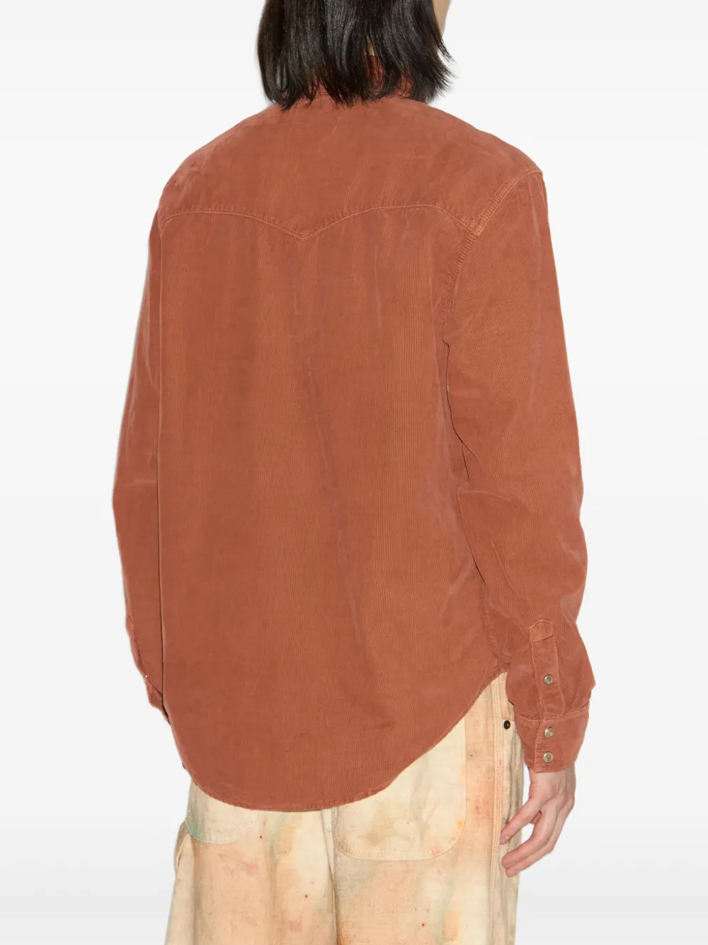 Isabel Marant Vasco Shirt In Orange