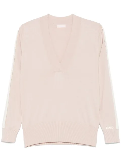 LIU JO Pullover mit V-Ausschnitt
