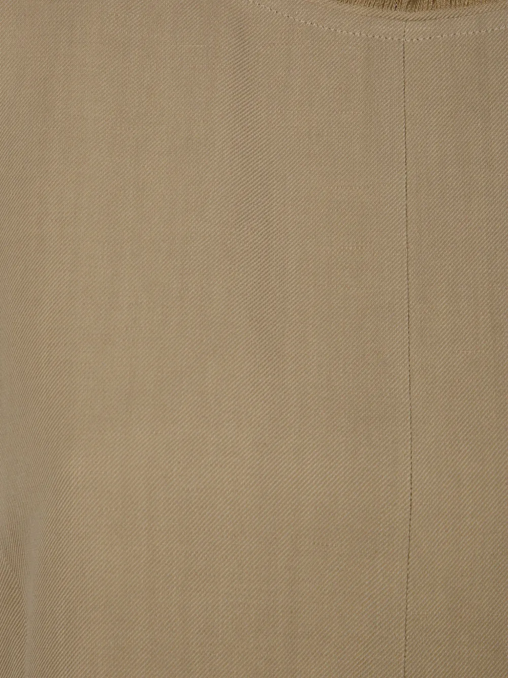 Antonelli Jurk met franje hals Beige