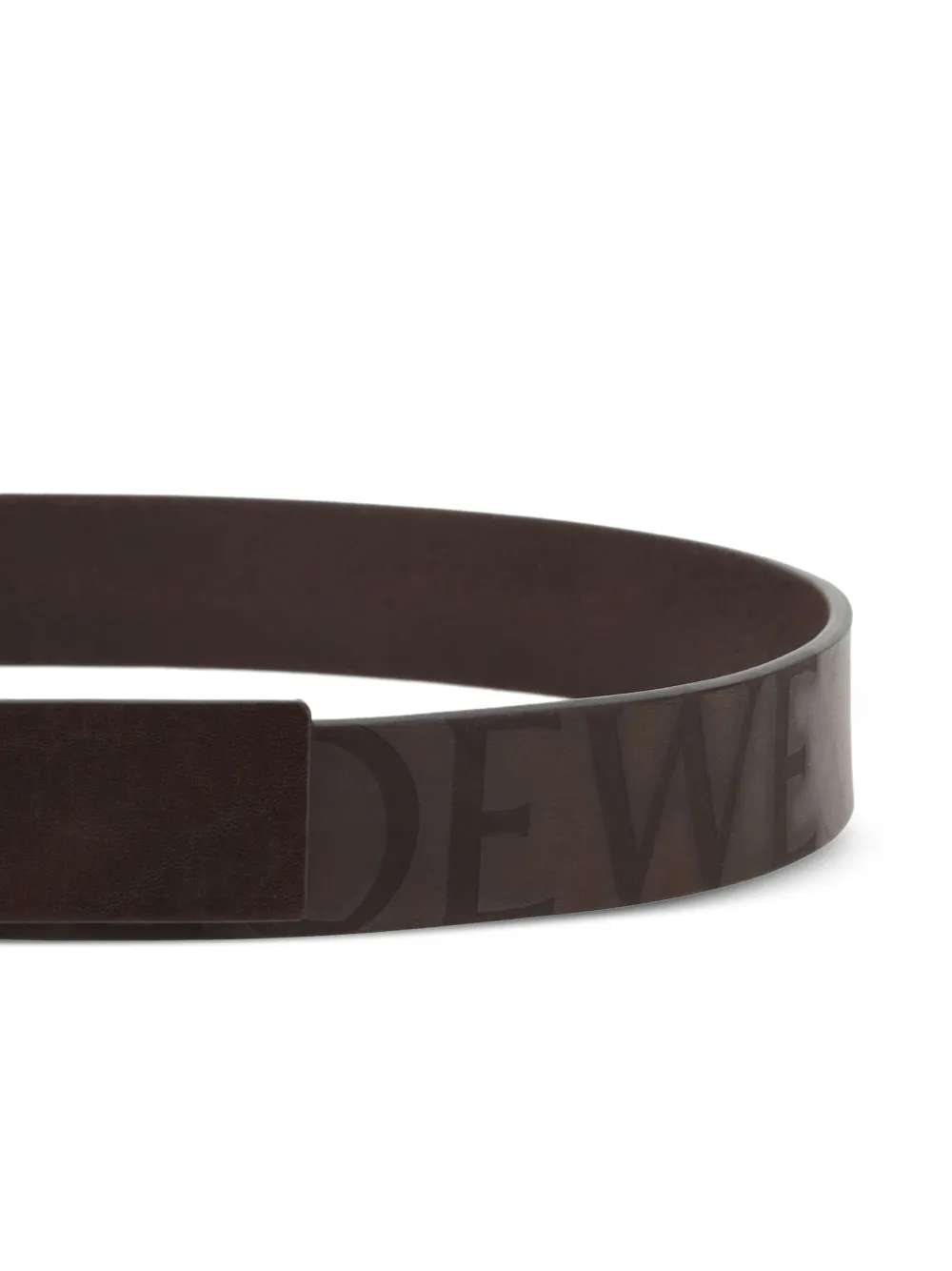 Loewe Leather Belt In Brown