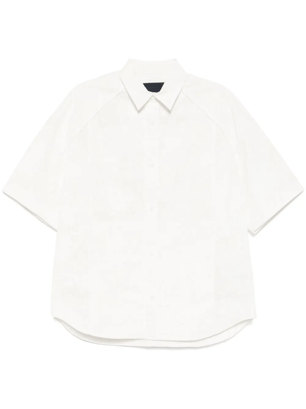 logo-embroidered shirt