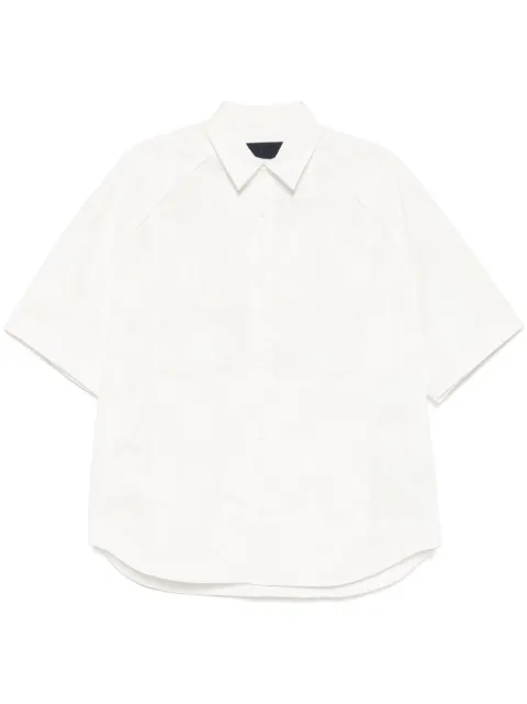 Juun.J logo-embroidered shirt