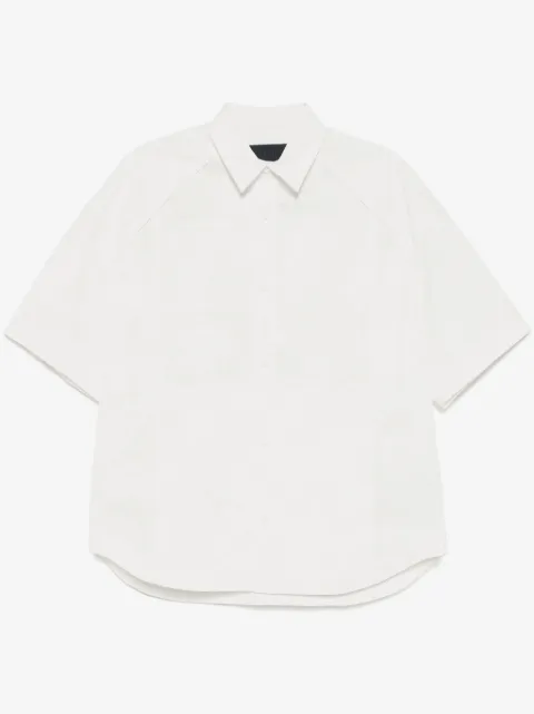Juun.J logo-embroidered shirt