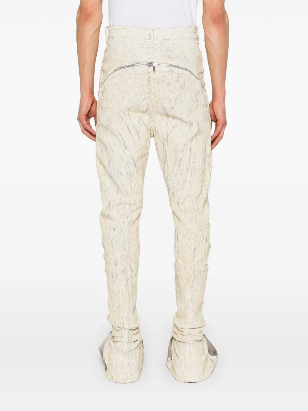Rick Owens Broek met Bolan Bandana print Geel