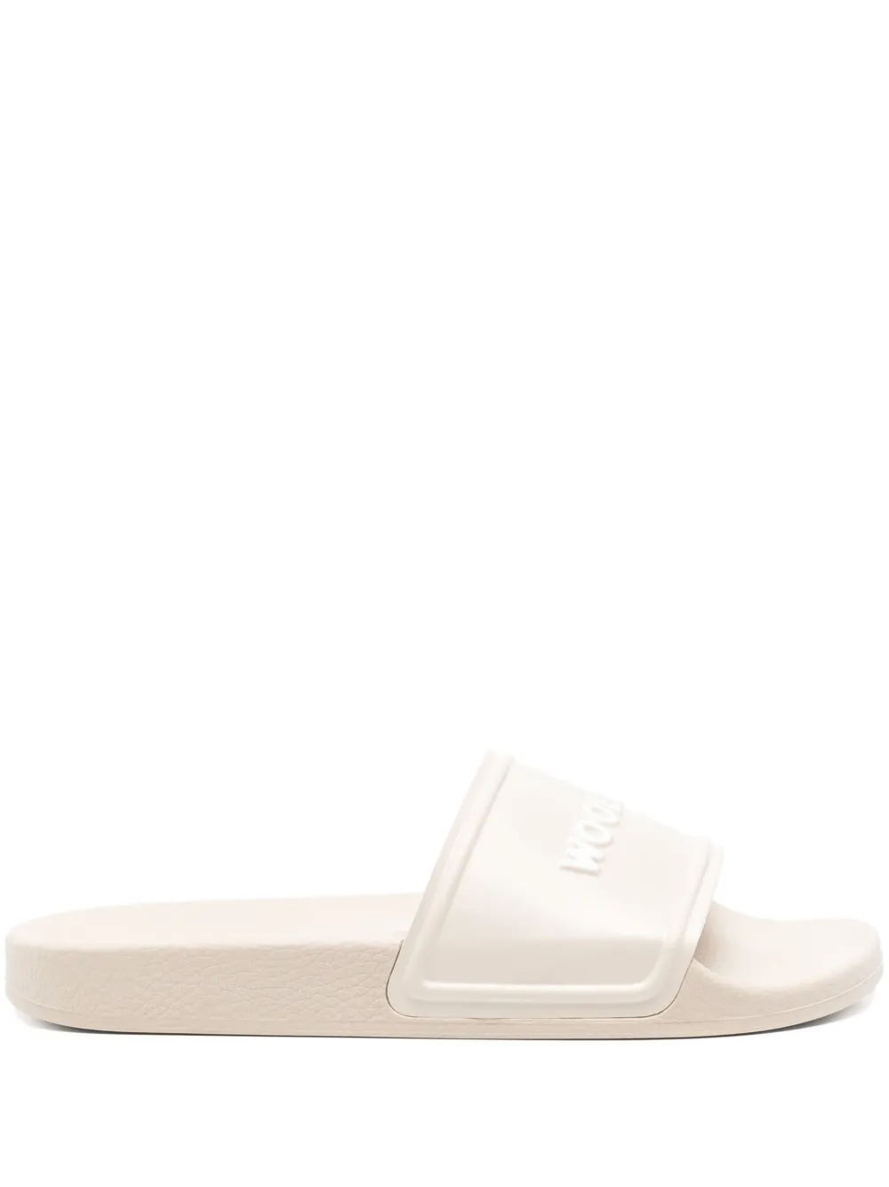 Woolrich logo-embossed slides Neutrals