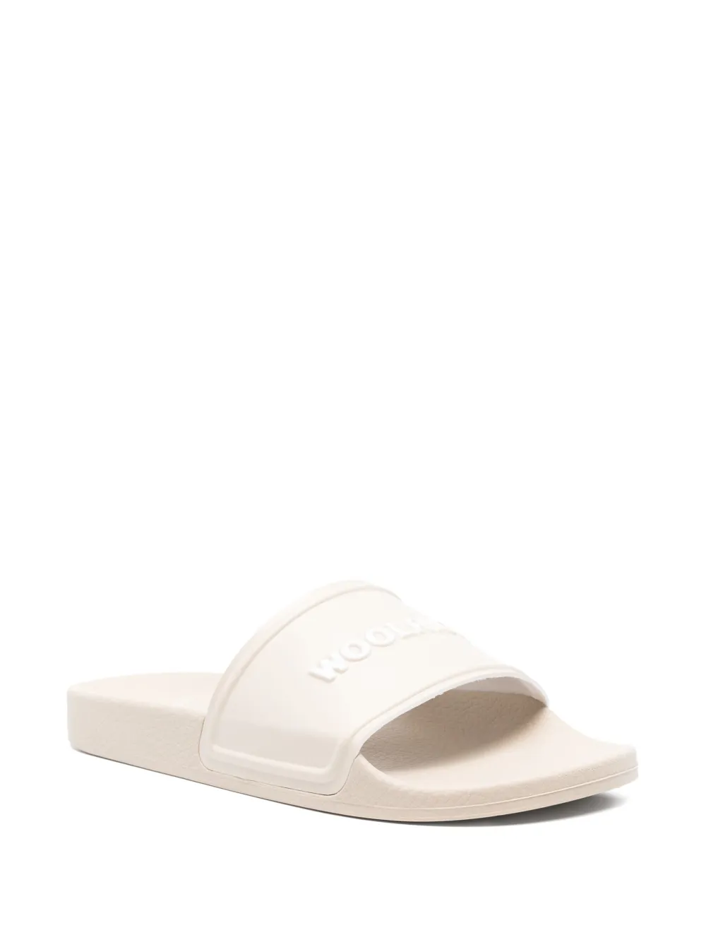 Woolrich logo-embossed slides Neutrals