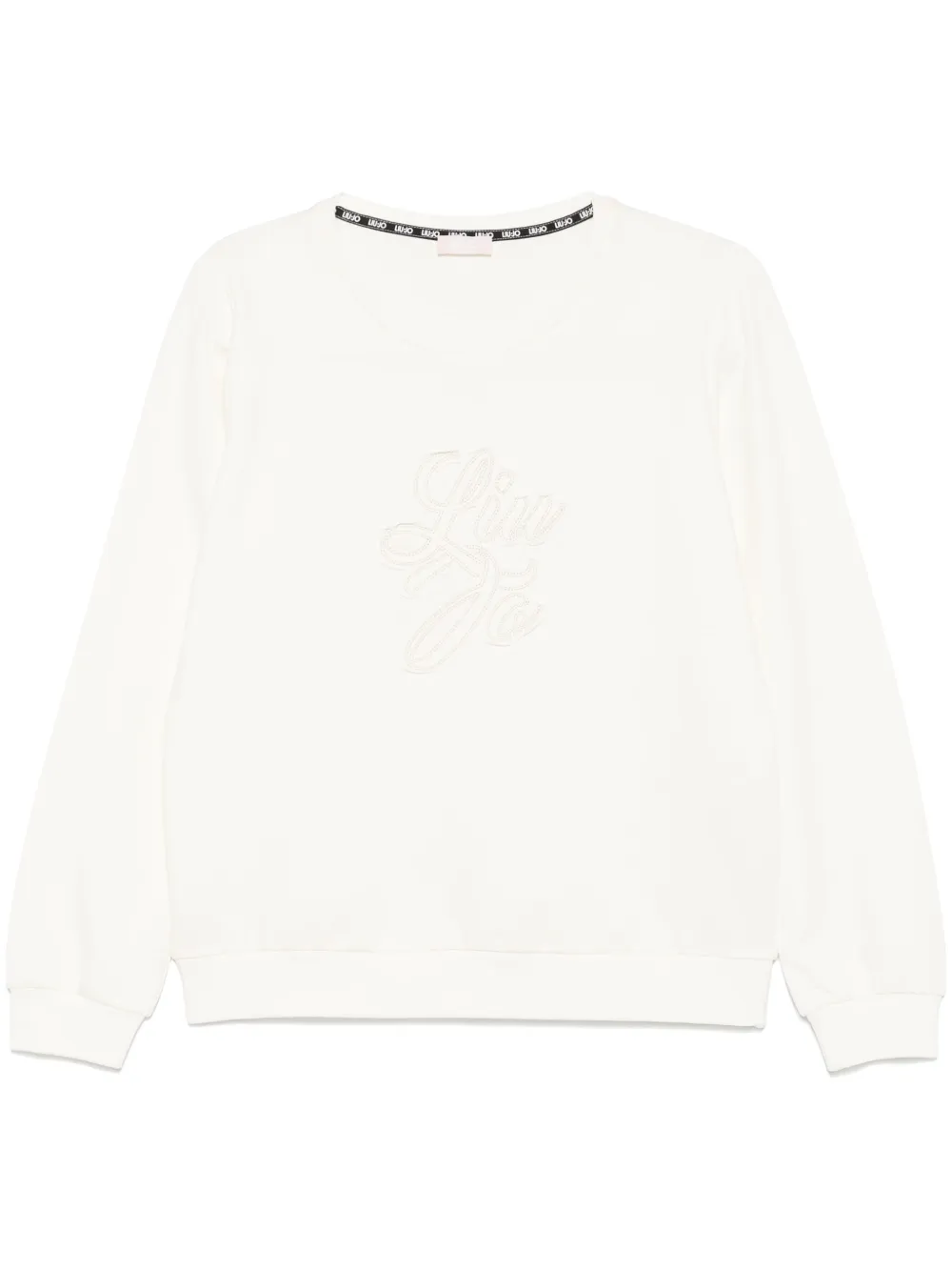 LIU JO sweat à patch logo | blanc | Image 1